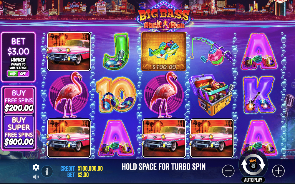Big Bass rock n roll slot